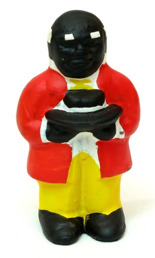 Cast Iron Aunt Jemima Black Man Americana Decor Coin Piggy Bank NEW 